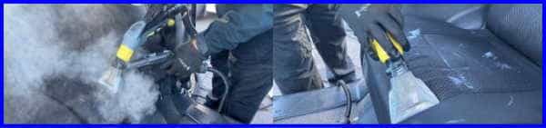 徳島市の車内嘔吐汚れビフォーアフター施工例