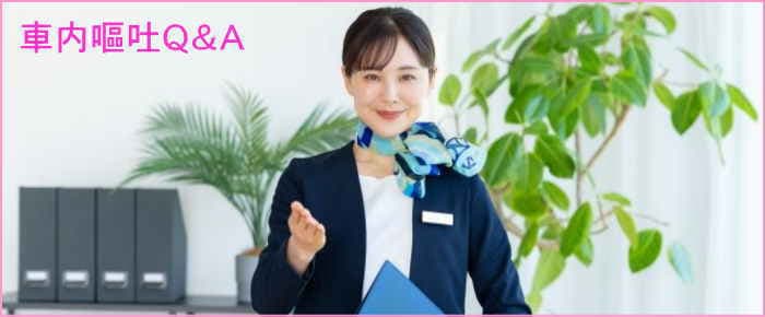 車内クリーニングのよくある質問|車内嘔吐Ｑ＆Ａ集
